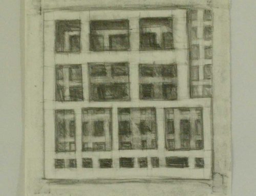 Grid Drawing No22 Pencil On Paper 337x330mm